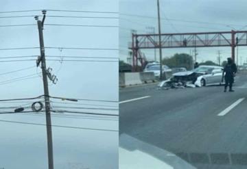 Se accidenta el Tuca Ferreti en la carretera a Laredo