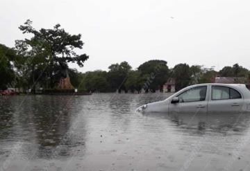 Así luce el vaso Cencali tras lluvias en Villahermosa