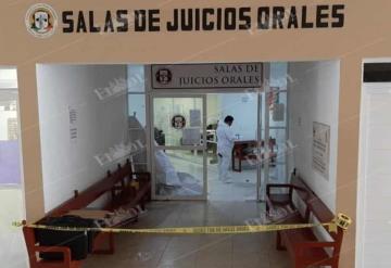 Mujer es apuñalada por su cuñado en Sala de Juicios Orales de Villahermosa