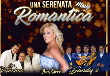 Una serenata muy romántica con Ana Cirré, Los Panchos y Los Dandys