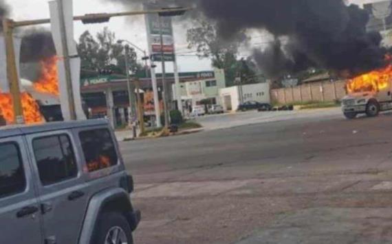Foto: Decenas de vehículos baleados y calcinados en Culiacán Sinaloa