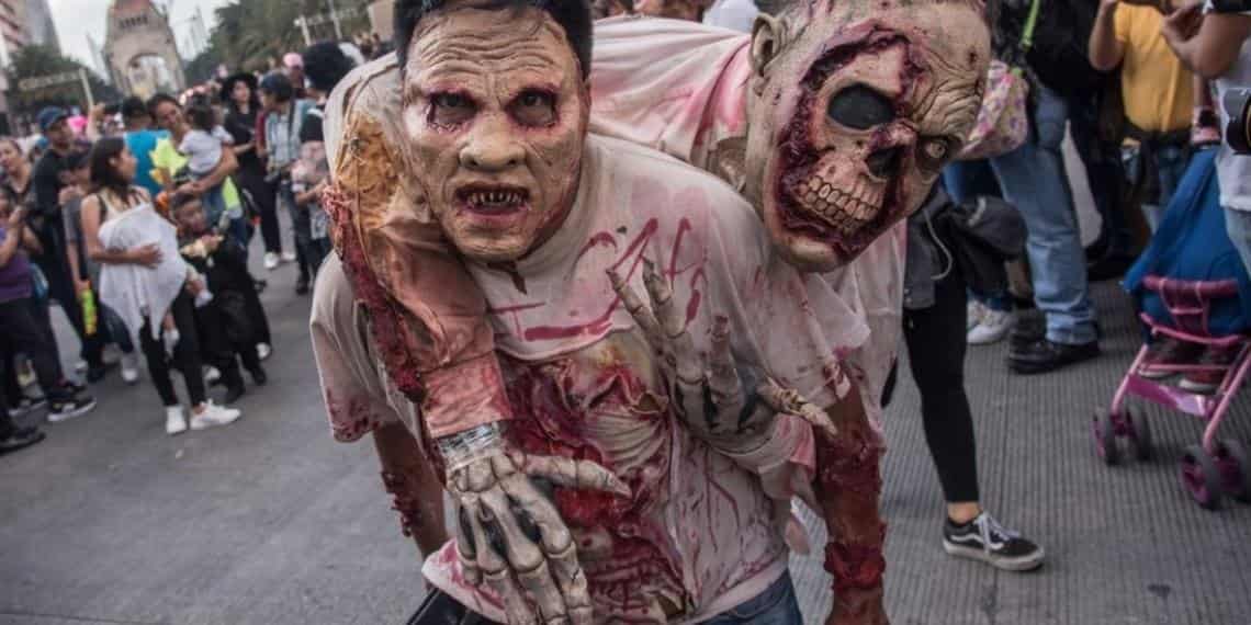 #FOTOGALERÍA ¡Horror en la CDMX! Así se vivió la marcha zombie en la capital