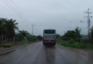 Cerrado el paso por la carretera Villahermosa-Teapa