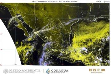 Se esperan lluvias para Tabasco en las próximas tres horas