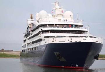 Luego de 11 años arribó exclusivo  crucero al puerto de Dos Bocas