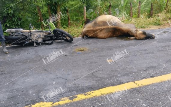 Aparatoso accidente vial en Huimanguillo