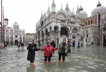 Se prepara Venecia para una nueva marea alta