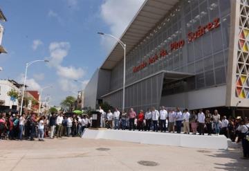 Así fue la inauguración del Mercado Público José María Pino Suárez