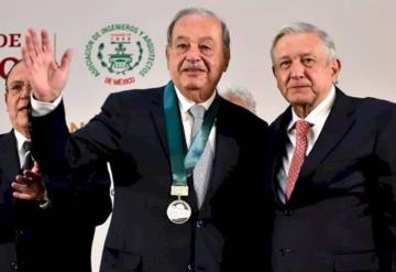 Recibe Carlos Slim el Premio Nacional de Ingeniería