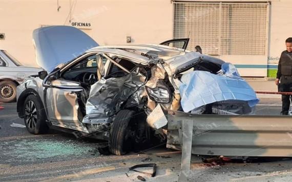 Trágico accidente en la carretera Cárdenas-Villahermosa dejó a dos personas sin vida