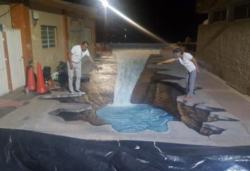 El Balcón del Usumacinta presenta la primera pintura 3D