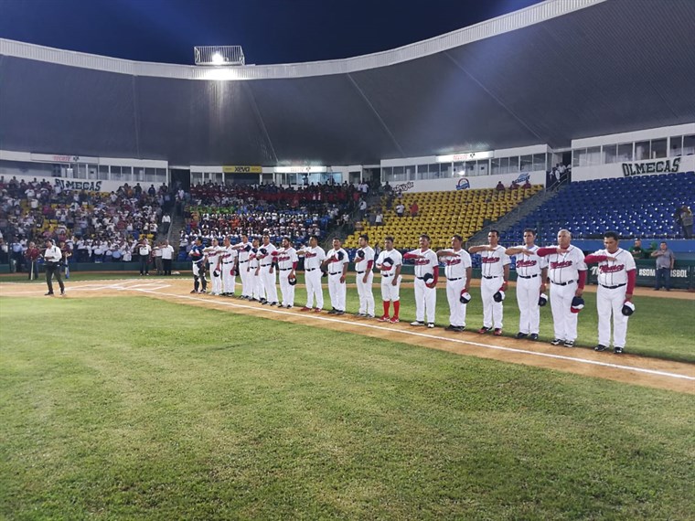Inauguran el 1 Torneo Nacional BeisbolISSSTE en el Parque Centenario del 27 de Febrero