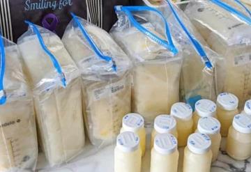 Mujer dona 14 litros de leche materna tras muerte de su bebé