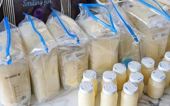 Mujer dona 14 litros de leche materna tras muerte de su bebé