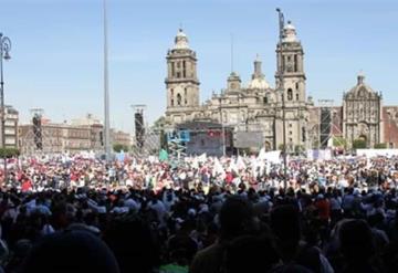 250 mil personas asistieron a informe de AMLO en el Zócalo