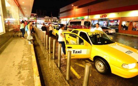 Se restringirá servicio de taxi por asaltos en Villahermosa
