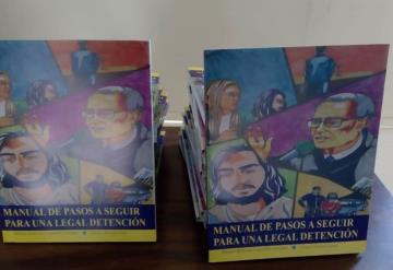 Realizan manual para detenciones; presentan ejemplar en casa de la justicia