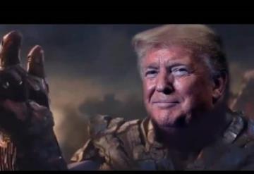 ¿Thanos con la cara de Trump? Lo hicieron para un video electoral