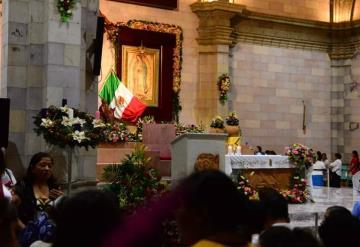 Así empiezan a llegar los feligreses al santuario de la Virgen de Guadalupe