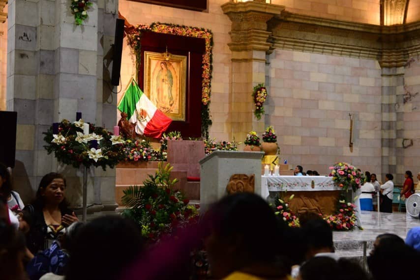 Así empiezan a llegar los feligreses al santuario de la Virgen de Guadalupe