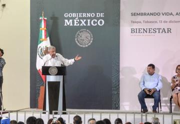 Tabasco, de los Estados más favorecidos con programas Federales: AMLO