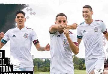 Estrena playera de visitante la Selección Mexicana