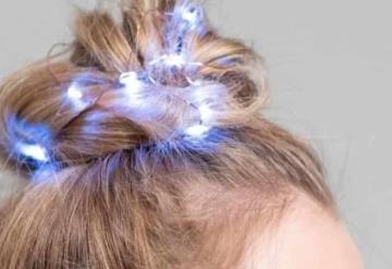 Luces led en el cabello, el nuevo accesorio