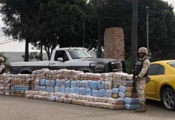 Asegura Ejército Mexicano más de una tonelada de marihuana en Baja California