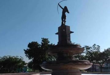 Vandalizan la fuente de la Diana Cazadora