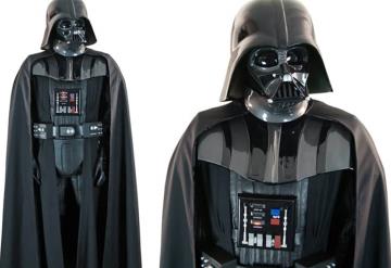 Exhiben trajes de personajes de Star Wars para personas ciegas