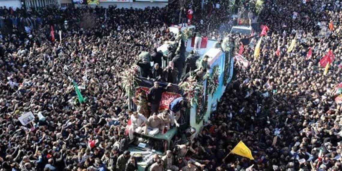 40 muertos en estampida durante funeral del general Soleimani en Irán
