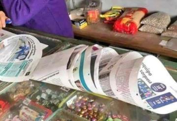 Regresan cucuruchos de papel tras la prohibición de bolsas de plástico