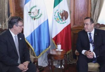 Dialoga Marcelo Ebrard con Guatemala por temas de migración