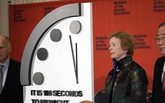 Científicos adelantan el Reloj del juicio final: le quedan 100 segundos al mundo