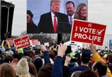 Así manifestó Donald Trump estar en contra del aborto