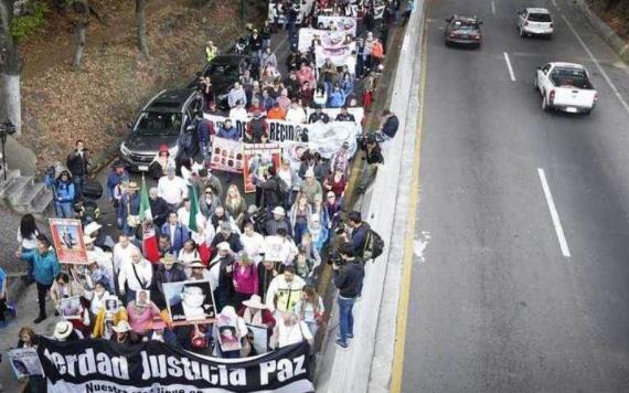 Reanudan marcha por la Verdad, La Paz y la Justicia