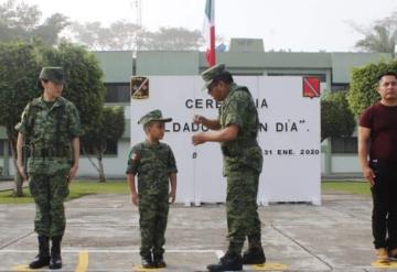 Niño es Soldado por un día del 57 Batallón de Infantería en Cárdenas