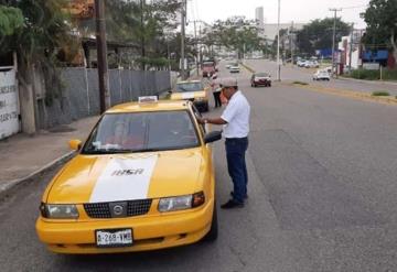 Implementa Movilidad operativo contra taxis pirata en Villahermosa