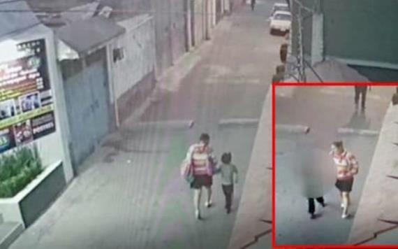 Muestran videos del momento en que Fátima, niña de 7 años asesinada, es raptada por una mujer