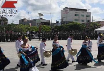 Así celebró la 38 zona militar su día en Tenosique