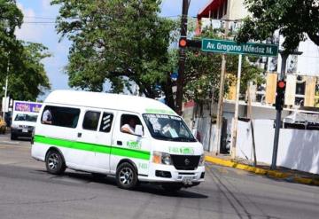 Suplirán combis tres meses más a los Transbus en rutas Méndez - 27 de Febrero