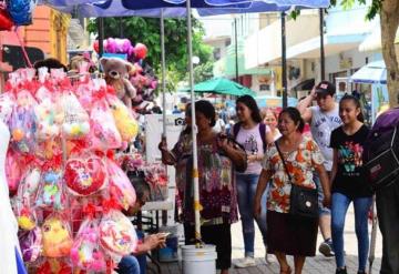 Superaron expectativas de ventas por San Valentín en la Zona Luz de Villahermosa