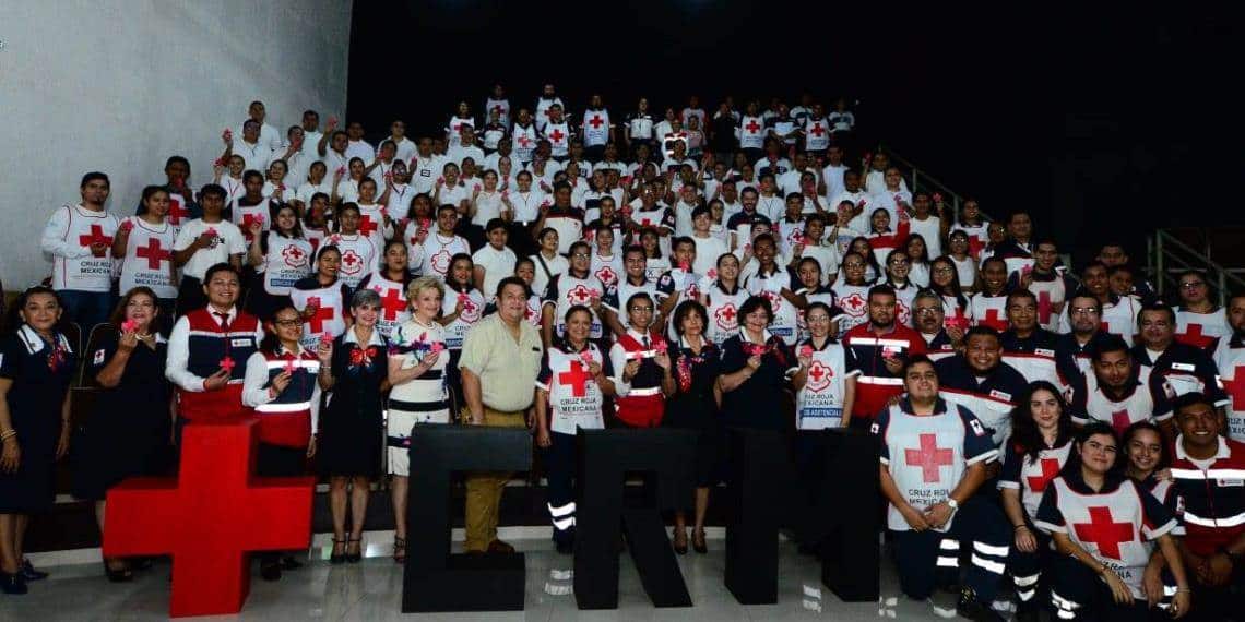 Así celebró la Cruz Roja delegación Tabasco su aniversario