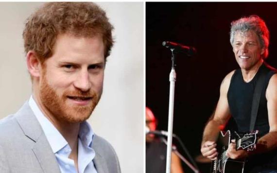 Príncipe Harry grabará canción a dúo con Jon Bon Jovi