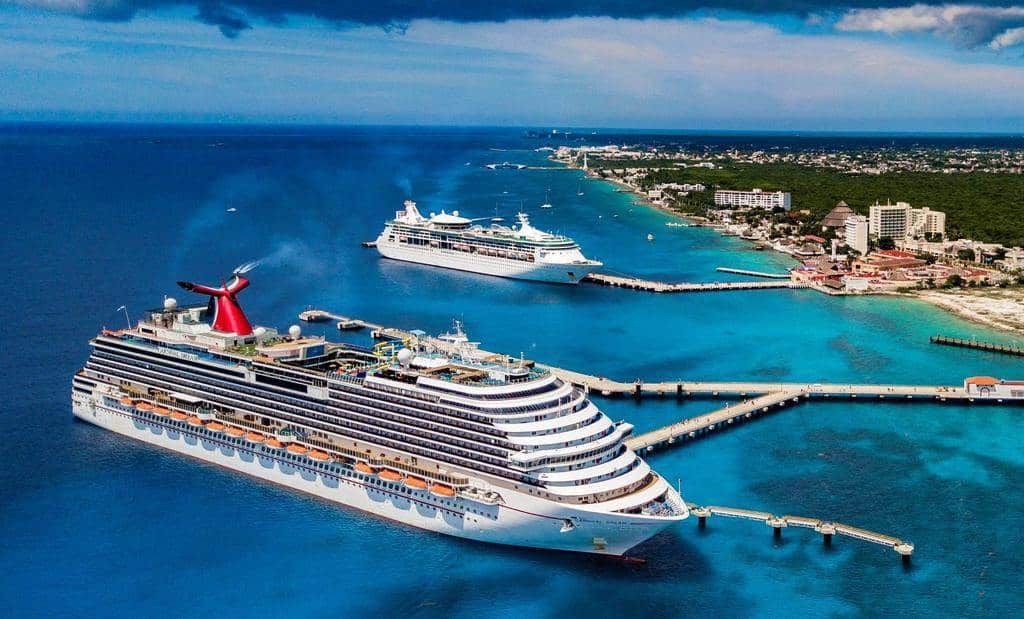 Pese a riesgo permiten anclaje de crucero en Cozumel