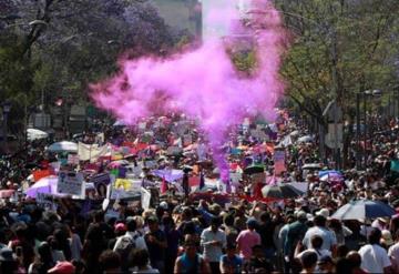 Marcharon 80 mil mujeres en la Ciudad de México