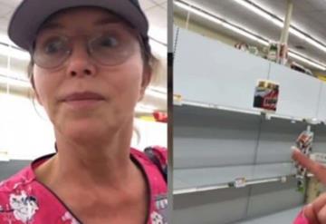 Laura Flores comparte como lucen los supermercados tras compras de pánico