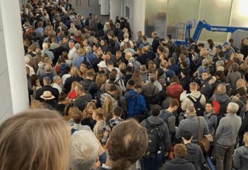 Caos en aeropuertos por pruebas de Covid-19