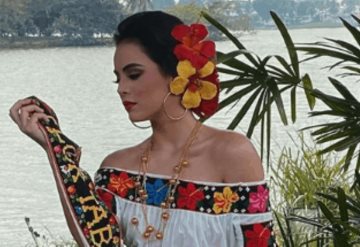 Flor Tabasco 2019 graba spots de feria