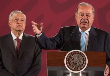 Anunciará Slim más inversión para el país, afirma AMLO